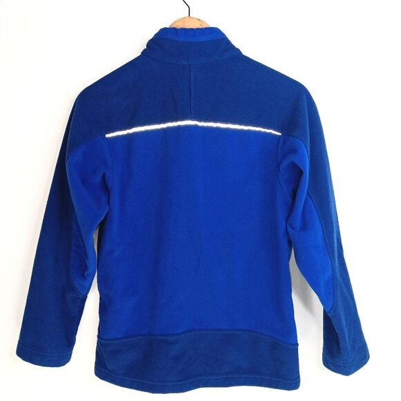 PATAGONIA Blue Fleece Zip Jacket Outdoor Warm Cozy Men's Small or Youth XL/XXL - Picture 6 of 12
